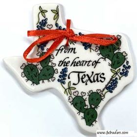 Texas Ornament "From the Heart of Texas"