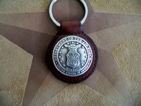 United States Air Force Key Ring - Leather Key Fob