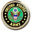 Car or Truck Auto Emblem - United States Army