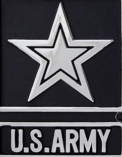 Car or Truck Auto Emblem - United States "Army of One"