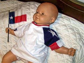 Texas T-Shirt with the Texas Flag for Toddlers 