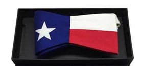 Texas Flag Bow Tie - 100% silk