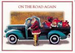 Texas Christmas Cards-Texas Santa on the Road Again
