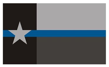 Texas Thin Blue Line Memorial Flag - Police Lives Matter