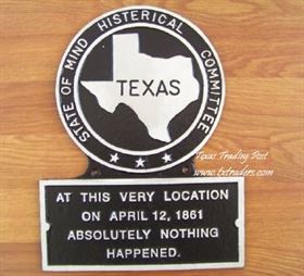 Histerical Plaque - At this very location...Texas Histerical Sign