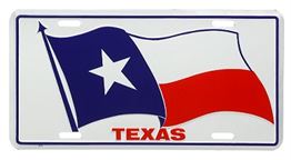 Texas Flag and TEXAS License Plate 