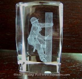 Lineman - Genuine Lead Crystal