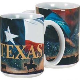 Texas Collage Coffee Mug