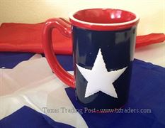 Texas Coffee Mug with the Texas State Flag