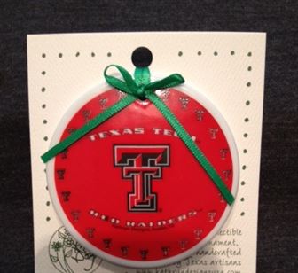 Texas Tech Ornament - Go Red Raiders!