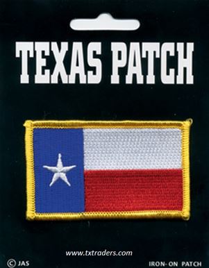 Iron-On Texas Flag Patch