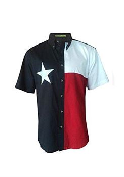 Texas Flag Men's Short Sleeve Shirt