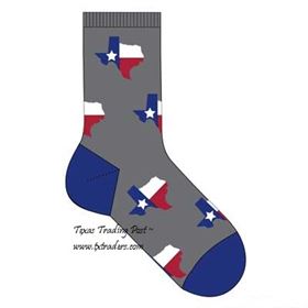 Kids Texas Socks with our Texas Map