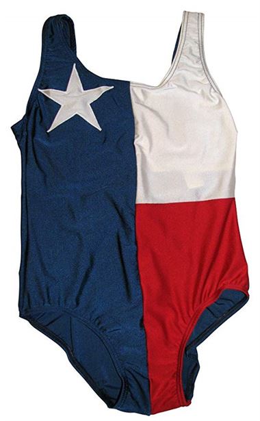 Texas Flag Swimsuit-One Piece 