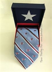 Texas Silk Necktie with Hearts