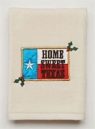 Texas Christmas Hand Towels - Home Sweet Home