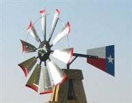 Windmill - 47" Fan Blades/Head Kit with the Texas Flag