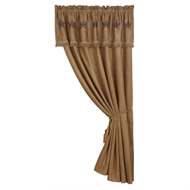 Rustic Lone Star  Curtain