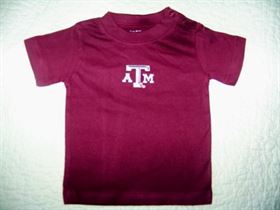 hvile last Slime Baby Texas Aggie T-Shirt with Embroidered ATM logo