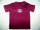 Baby Texas Aggie T-Shirt with Embroidered ATM logo