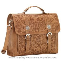Leather Purses Handbags Briefcases From American West American West Leather Briefcase Stagecoach Collection