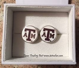 Texas A&M Cufflinks - Show your Texas Aggie Pride!