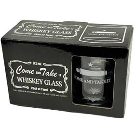 Come & Take It Whiskey Glass  (2)