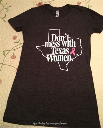 Don't Mess with Texas Women Cancer T-Shirt