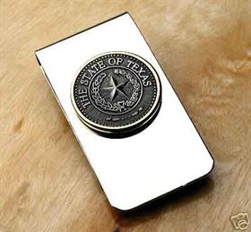 Texas State Seal Money Clip