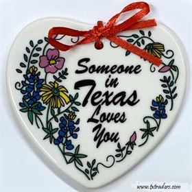 Texas Ornament - Someone in Texas Loves You