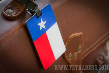 Texas Flag Map Travel Tags For Suitcase Bag Accessories 2 Pack Luggage Tags 