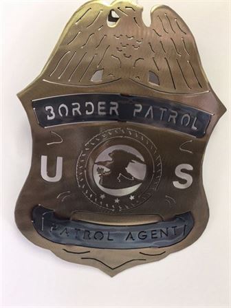 Texas Metal Art - Texas Border Patrol