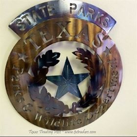 Texas Parks and Wildlife Metal Art