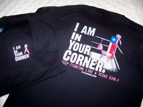 Cancer Support Texas T-Shirt - I Am In Your Corner