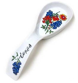 Spoon Rest with Texas Wildflowers