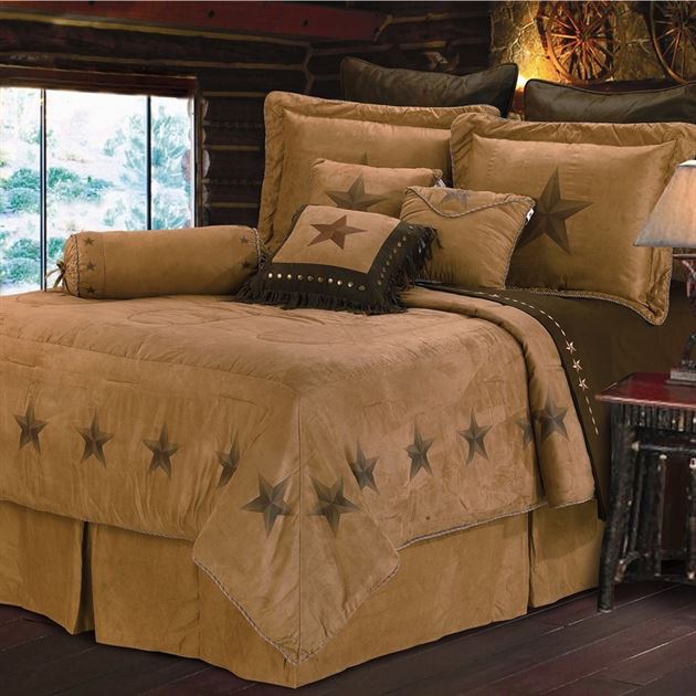 Rustic Lone Star 7 Piece Texas Comforter/Bedding - SKing 