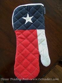 BBQ Mitt in the Texas Flag 