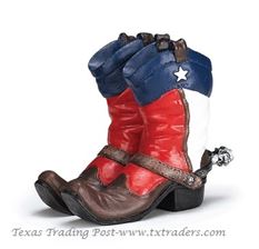 Texas Boots Business Card Holder 