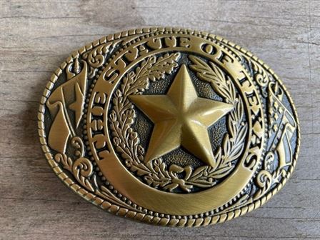 Buckle - Texas State Seal Buckle