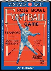Vintage SMU Mustangs Football Poster Calendar