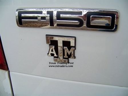 Car or Truck Auto Emblem - Texas A&M Logo