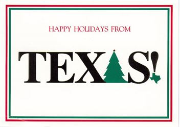 Christmas Cards-Happy Holidays from Texas - Texas Christmas Cards