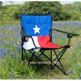 texas flag camp chair with 2 beverage holders texas camp chair