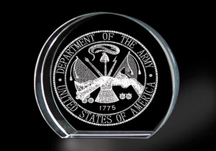 United States Army - Genuine Lead Crystal