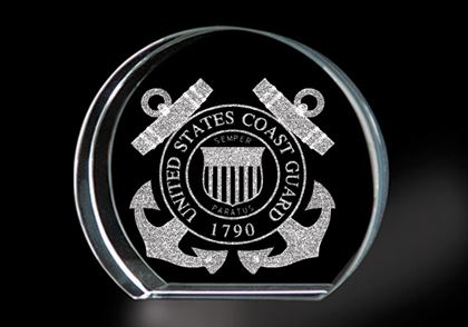 United States Coast Guard - Genuine Lead Crystal