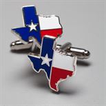 Texas Cufflinks - Texas Map Cufflinks