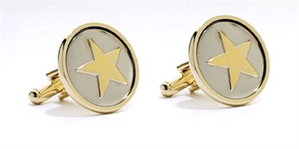 Texas Cufflinks - Texas Ranger Star 