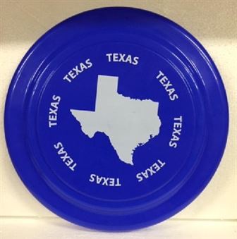 Frisbee - Map of Texas & Texas