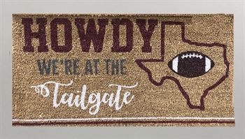 Texas Coir Doormat Howdy Tailgate