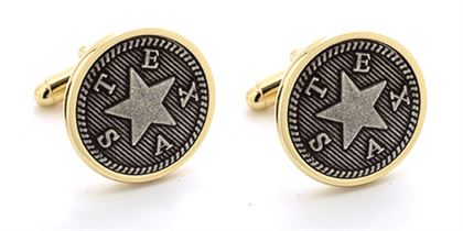 Texas Cufflinks - First Republic Flag